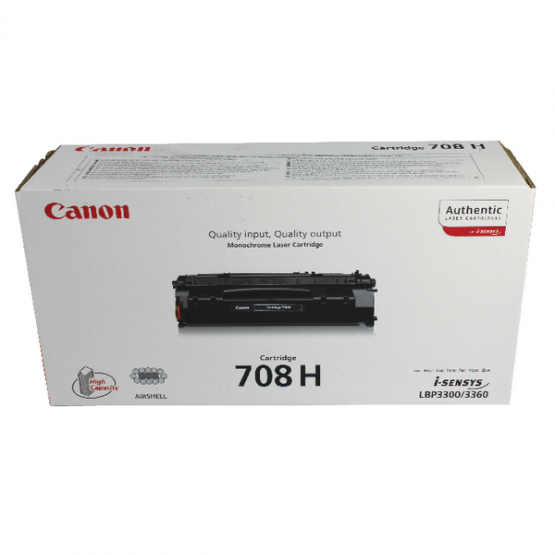 Canon CRG-708 Black Toner Cartridge - High Capacity (0917B002) 